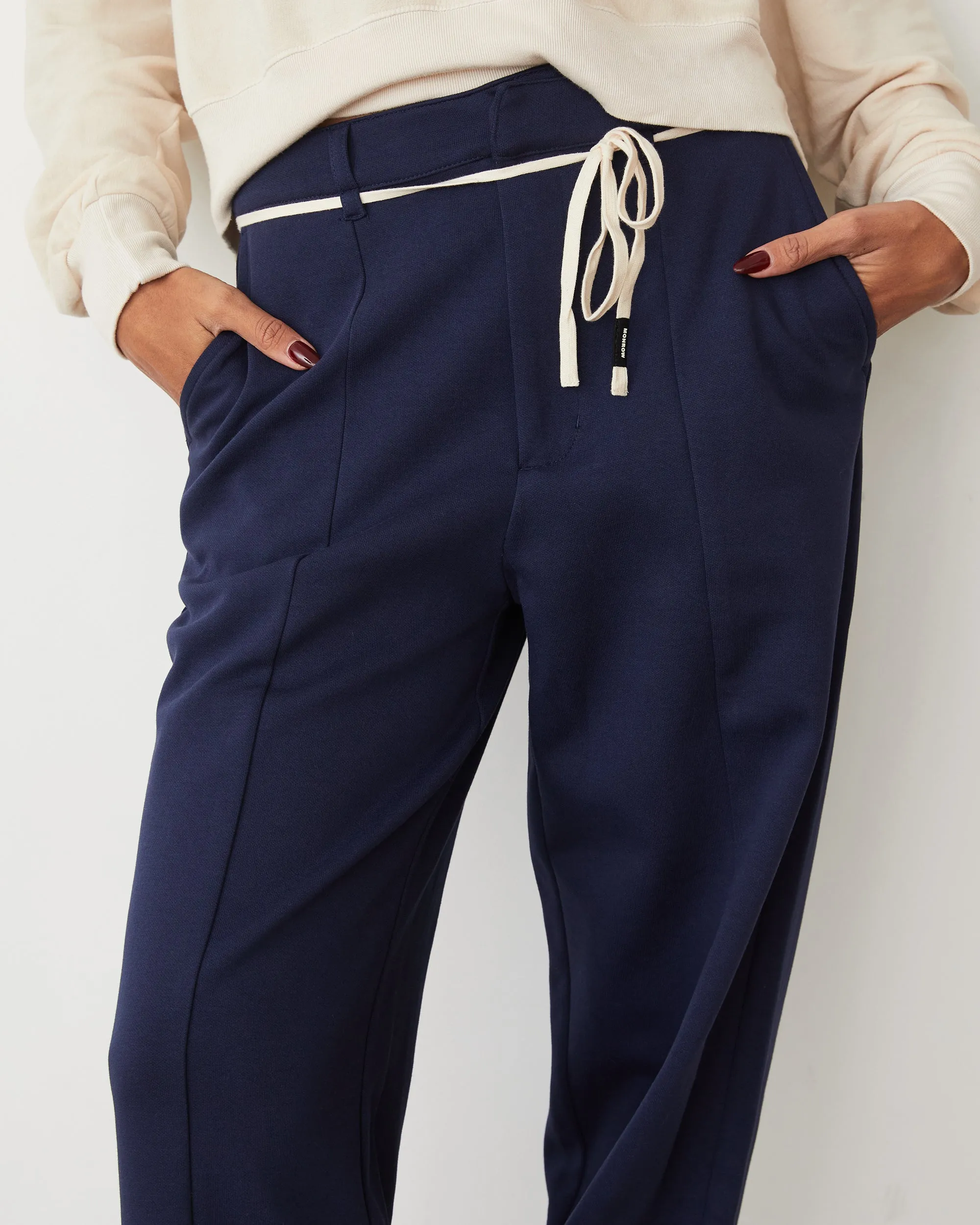Cotton Knit Trousers Perfect Look