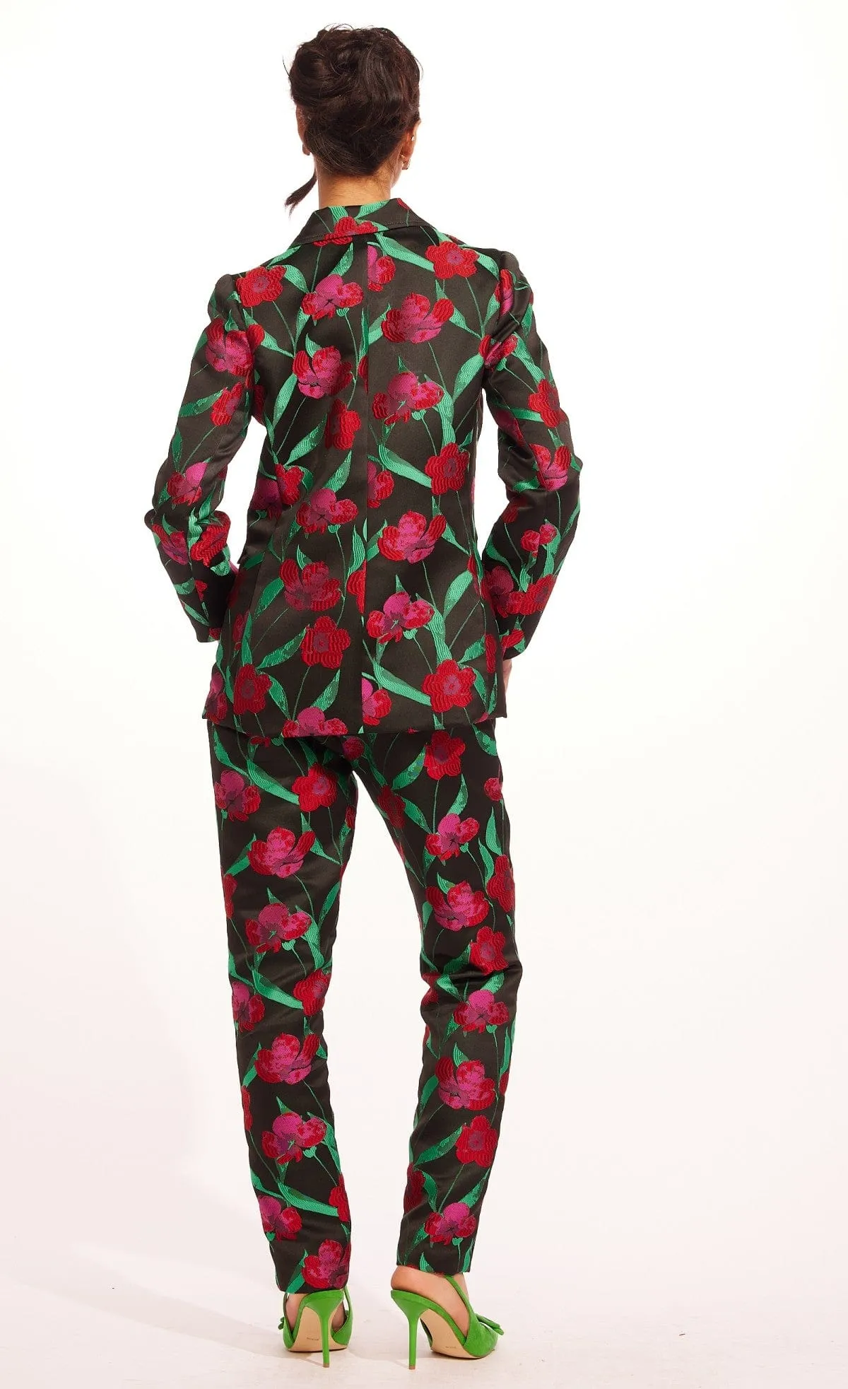 All Day Use Water Repellent Coating Lima Pants - Roses and Thorns