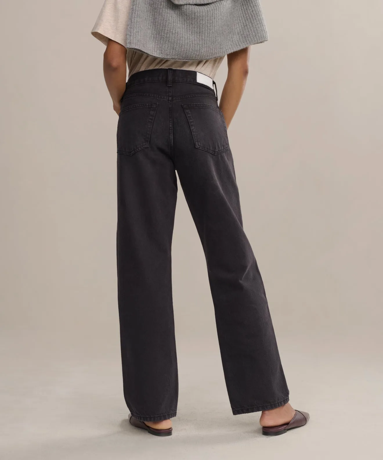 Friction Resistant Edges Long Sleeve Tee Easy Straight Crop