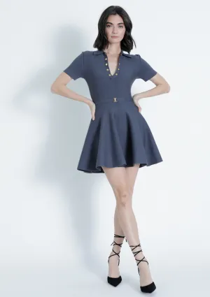 Sleek Silhouette Elsa Knit Mini Dress Elsa Knit Mini Dress Sharp Motion