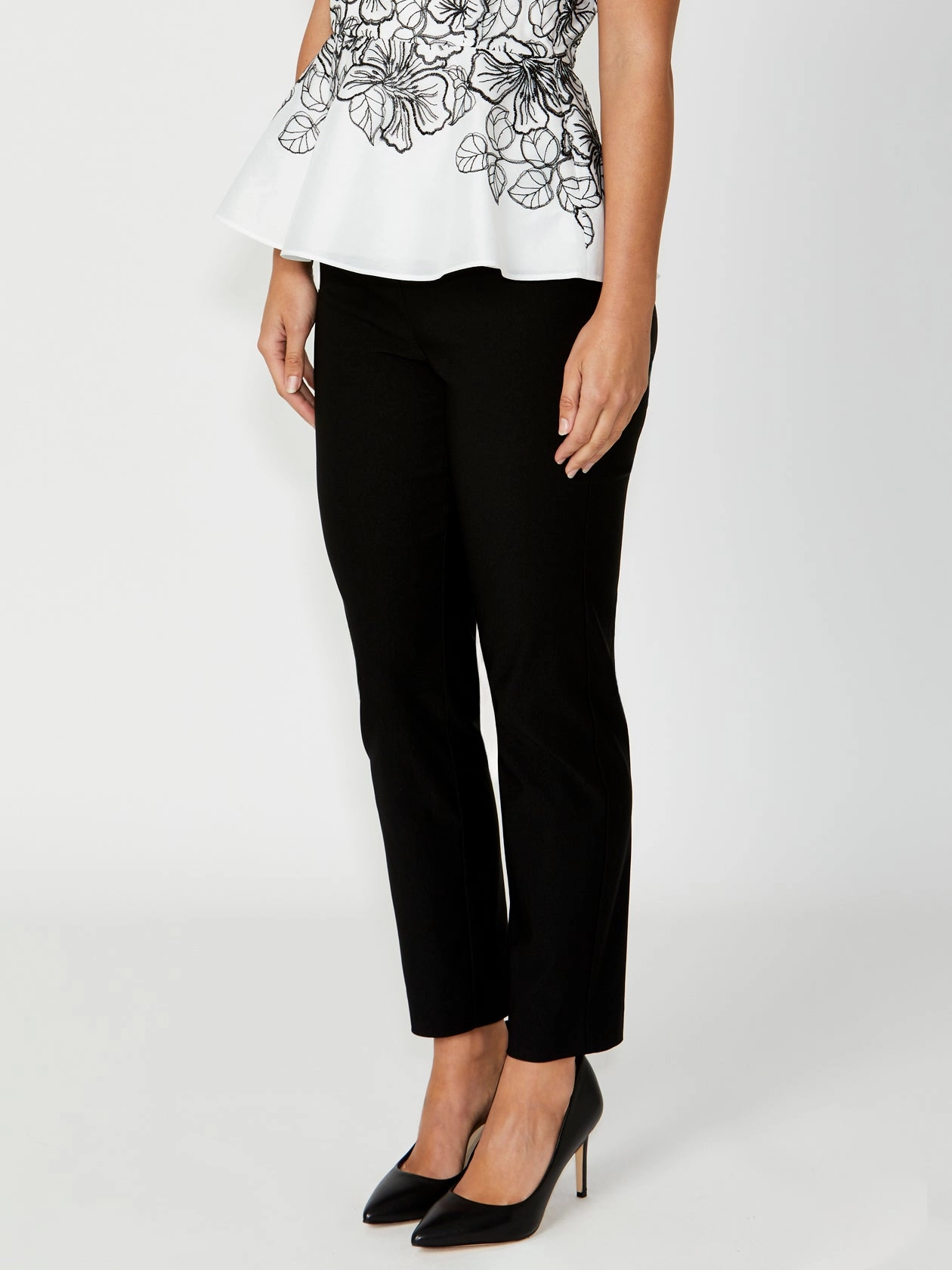 Nancy Black Bengaline Pant ThermalRegulation