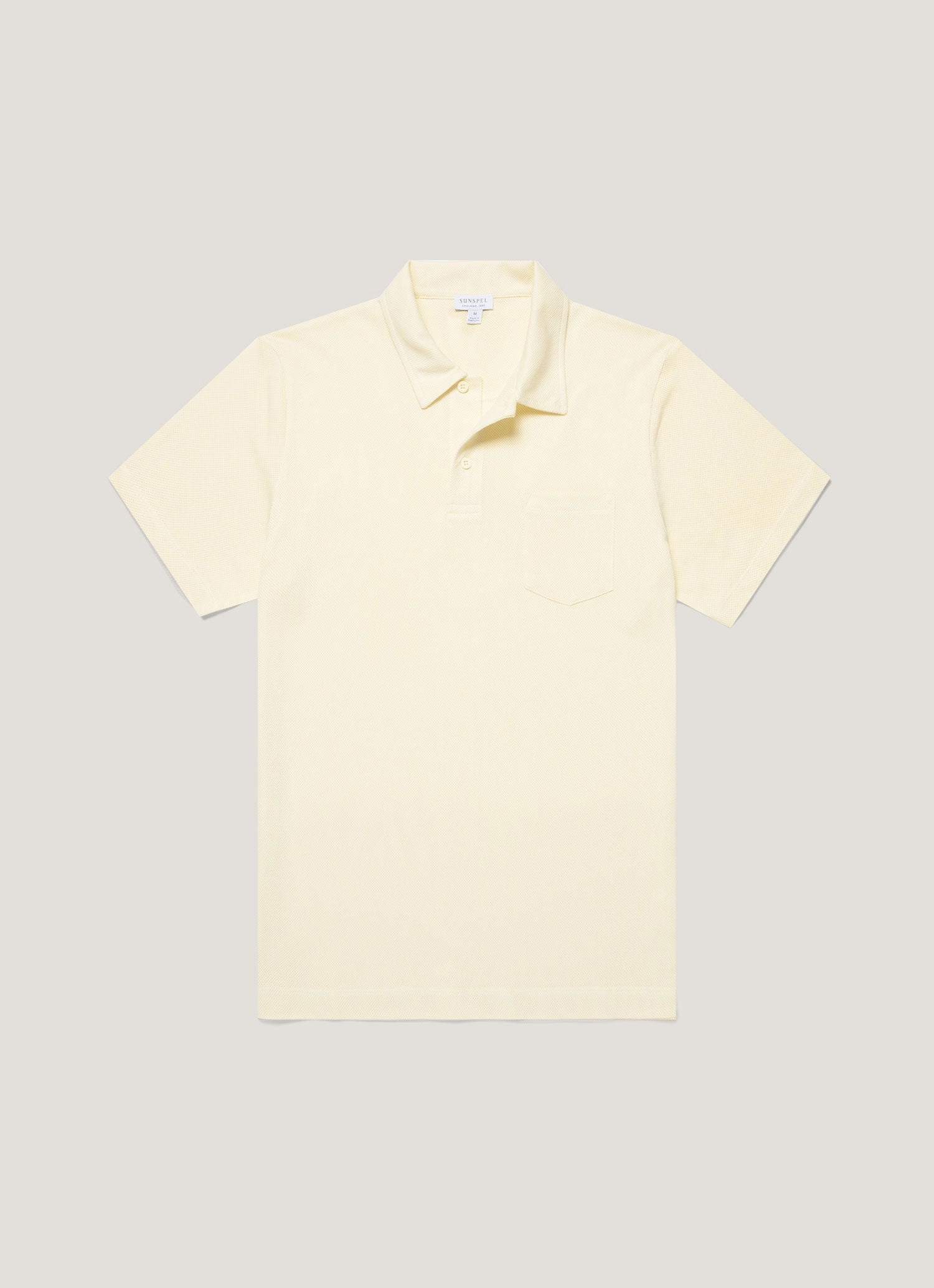 Relaxed Shirt Men's Riviera Polo Shirt in Buttermilk