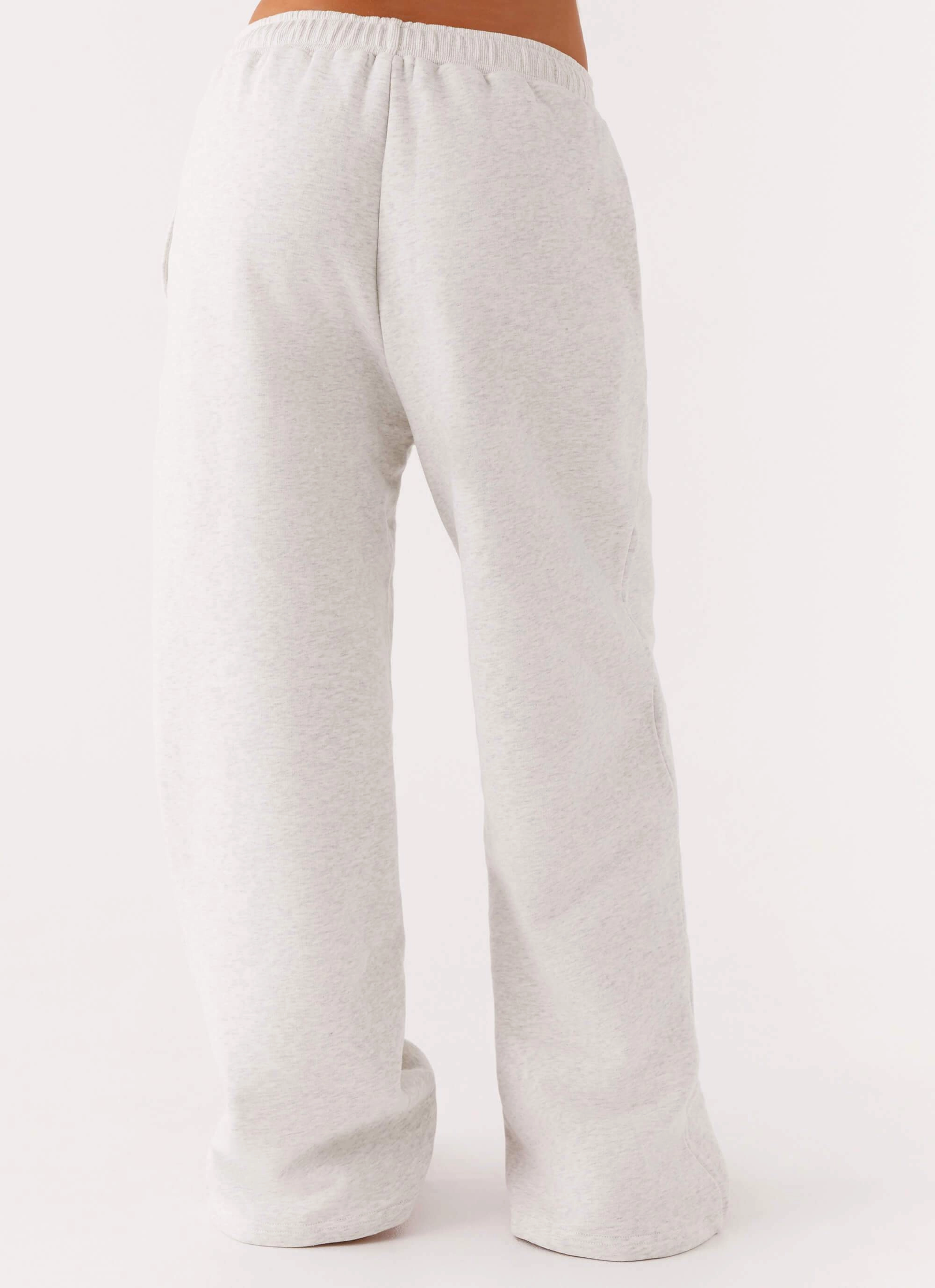 Structured fabric Signature Sweatpants - Grey