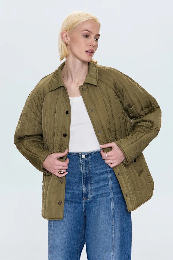 Home Comfort Bold Look Sunny Vibes Pistola Sawyer Quilted Barn Jacket