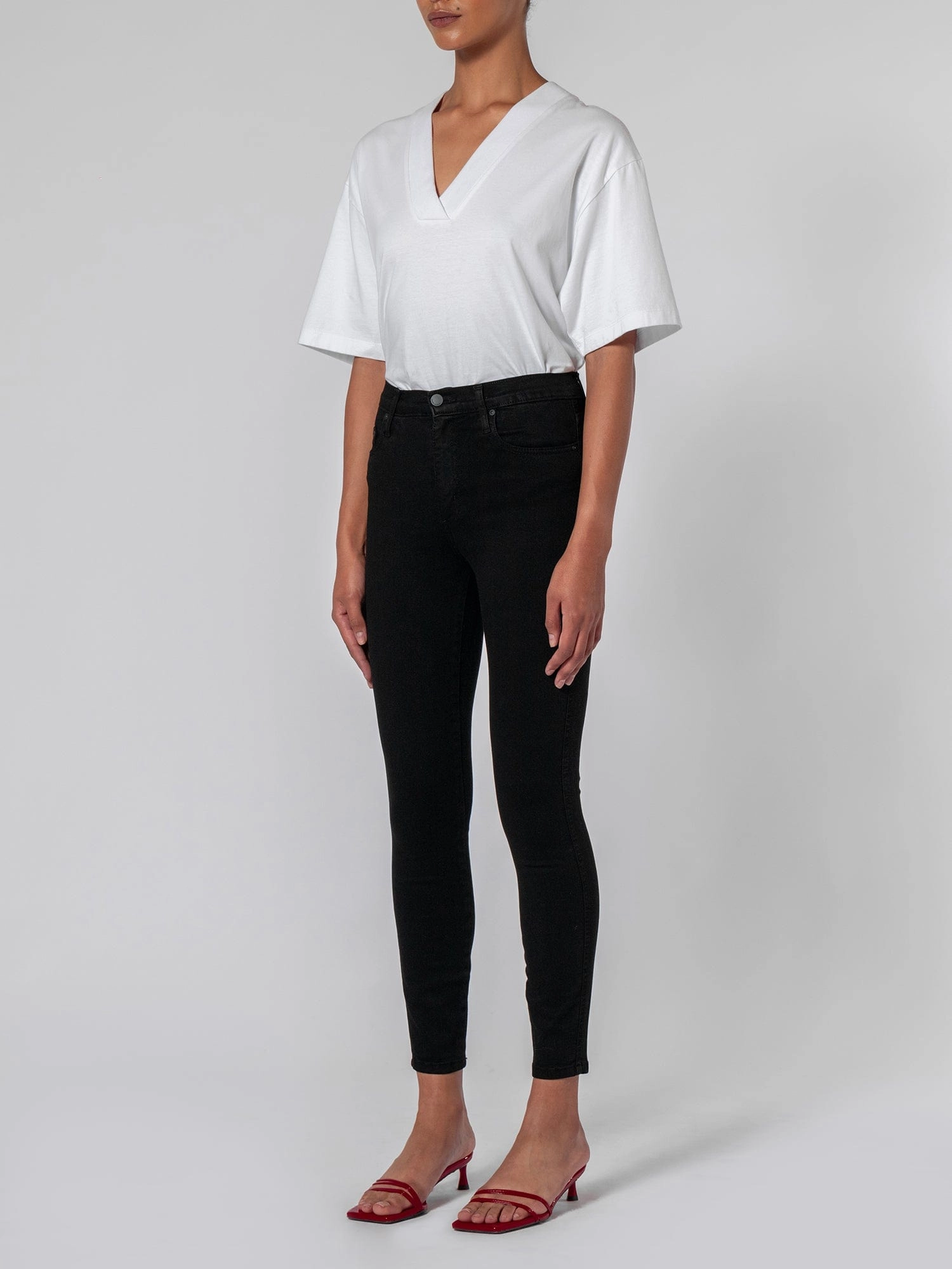 Work Ready Soft Cult Skinny Ankle Power Blk