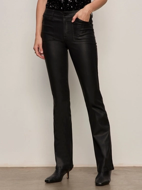 Slick Brook Bootcut Pant Black Relaxed and stylish Slick Brook Bootcut Pant Black Stretchable