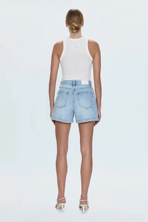 Pistola Saige High Rise Shorts Berkeley Parent Style Family Style Day Off Fit