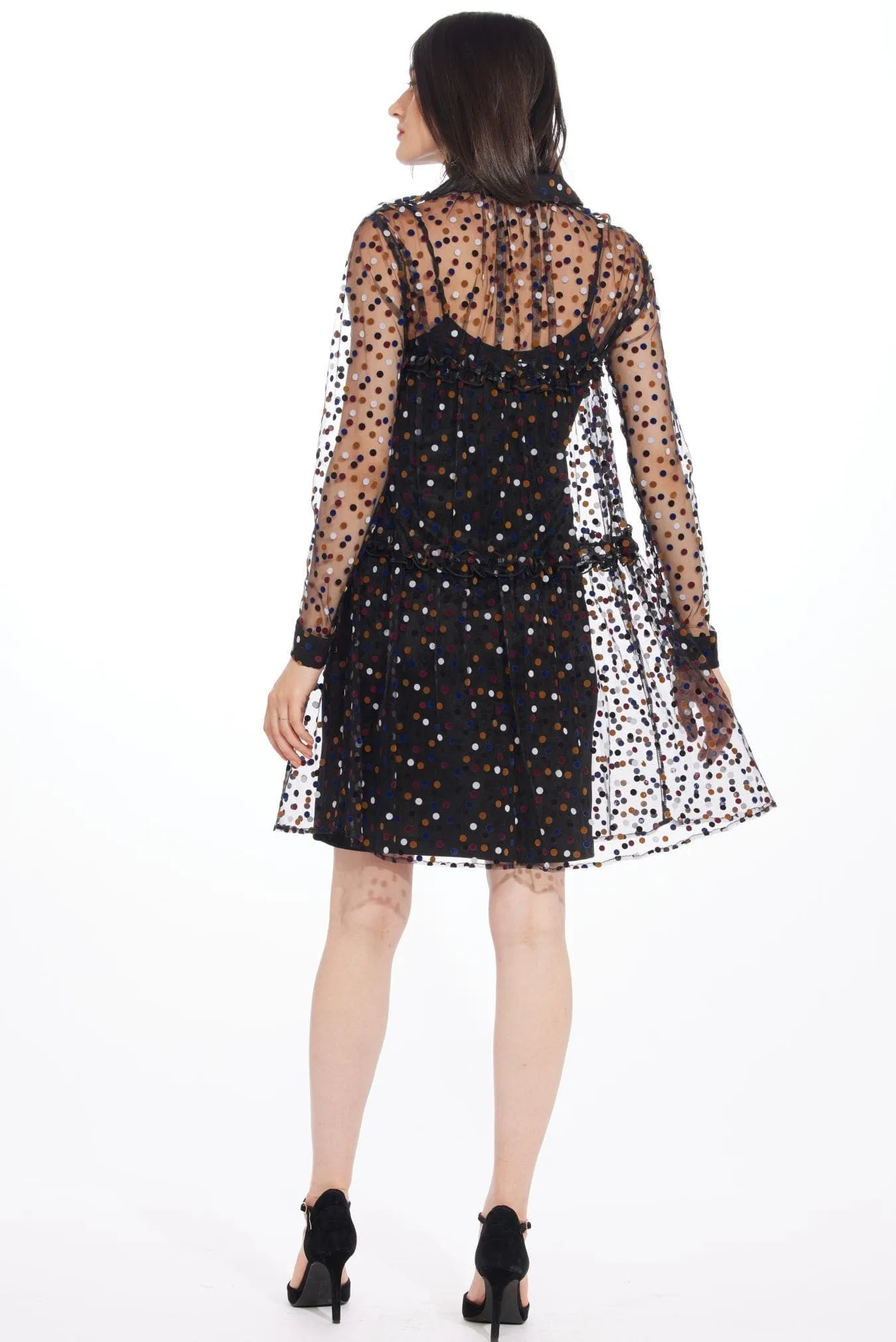 Augustina Dress - Fizzy Dot Formal Occasion