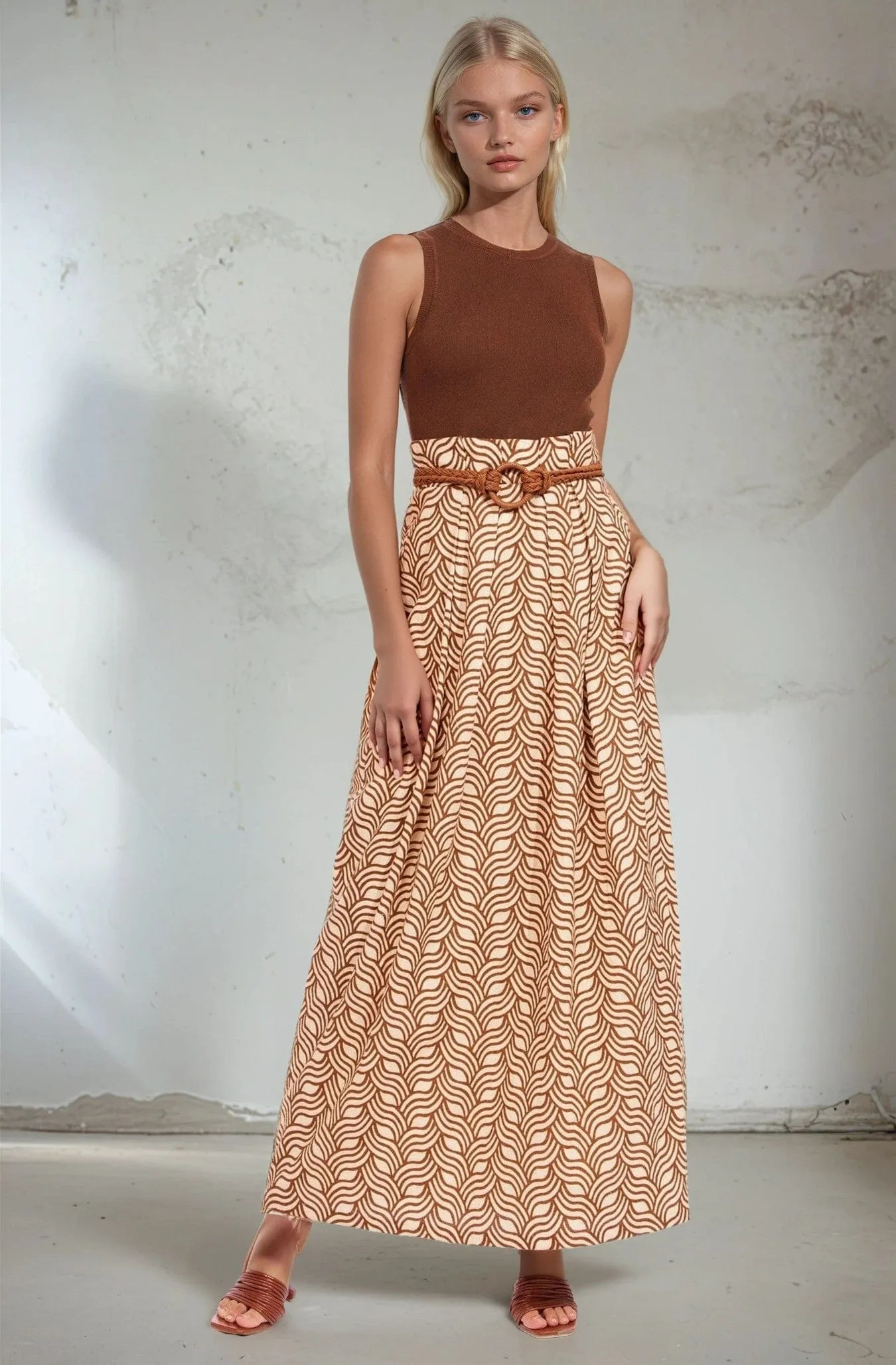 Natural Layers Feminine off-the-shoulder gown Noah Dress - Montenegro