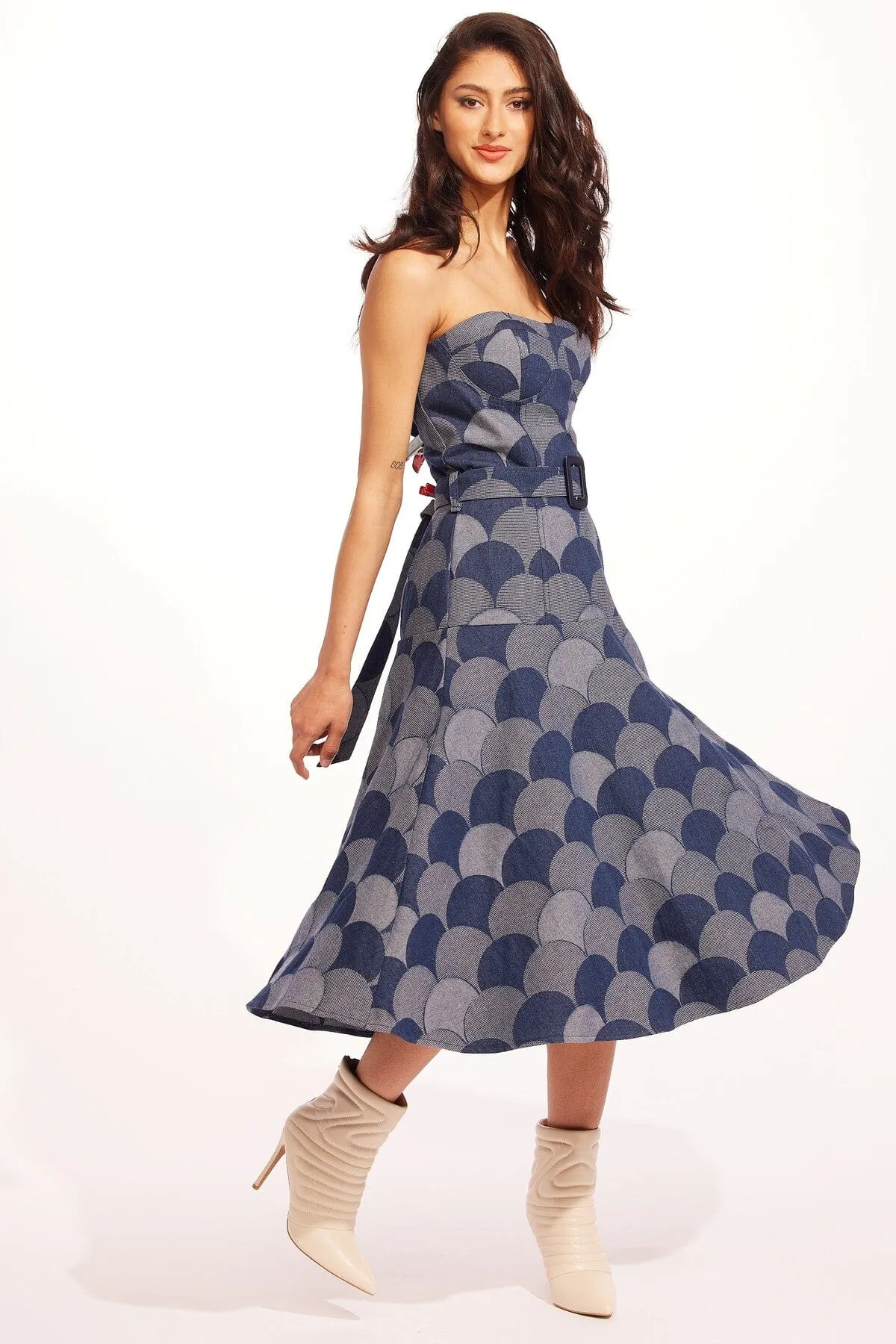 Mandoline Dress - Atomic Denim Soft Appearance