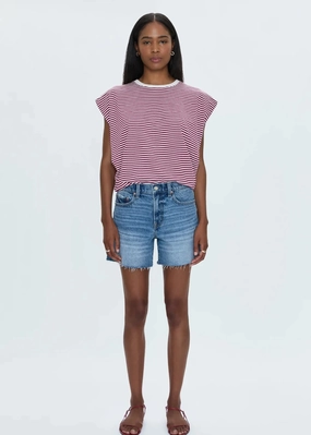 Smart Craft Pistola Kennedy Relaxed Mid Rise Cut Off Shorts - Central Vintage Pistola Kennedy Relaxed Mid Rise Cut Off Shorts - Central Vintage Teen Outfit Eco Friendly Travel Outfit Relaxed Style Weekend Style High Quality