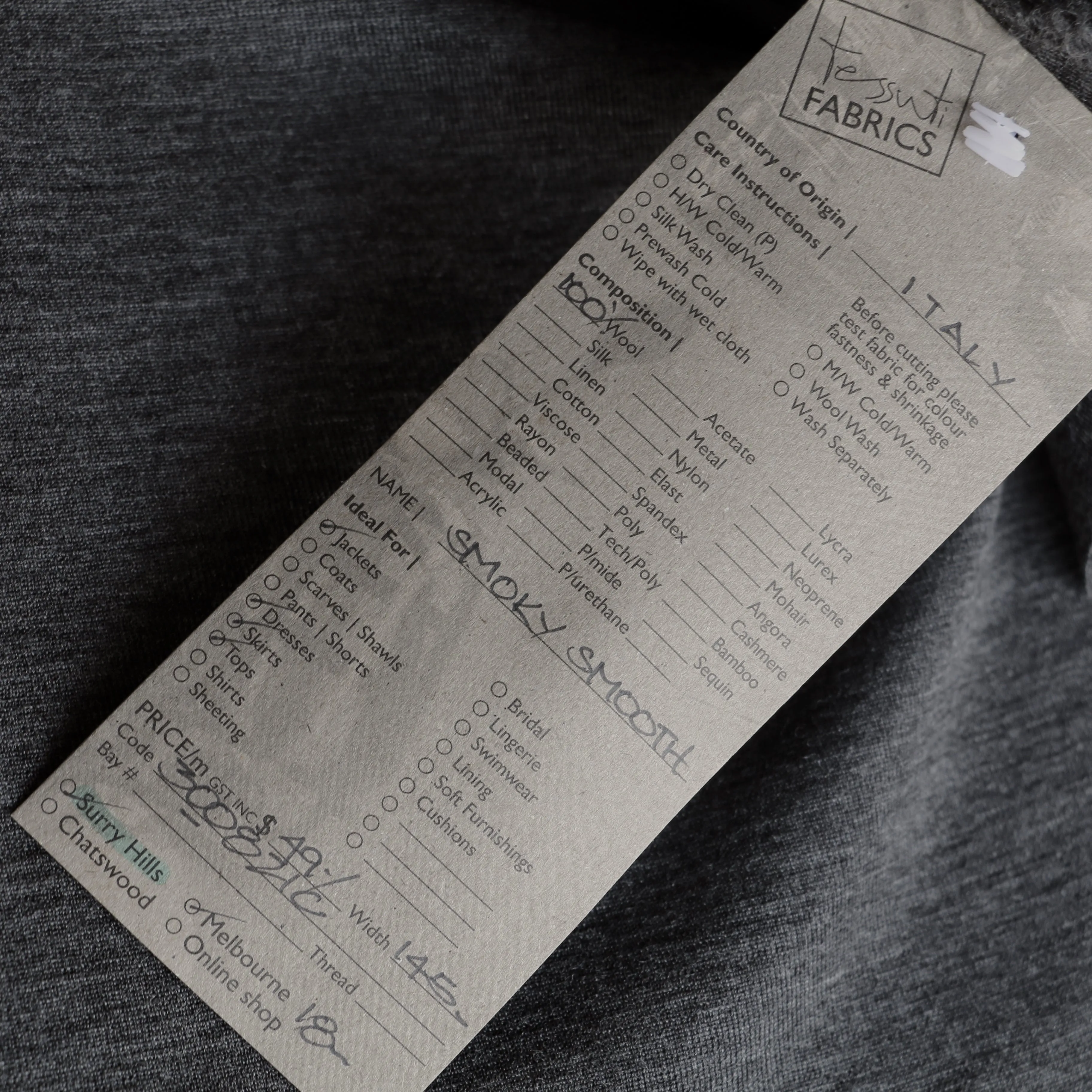 Smoky Smooth Merino Knit