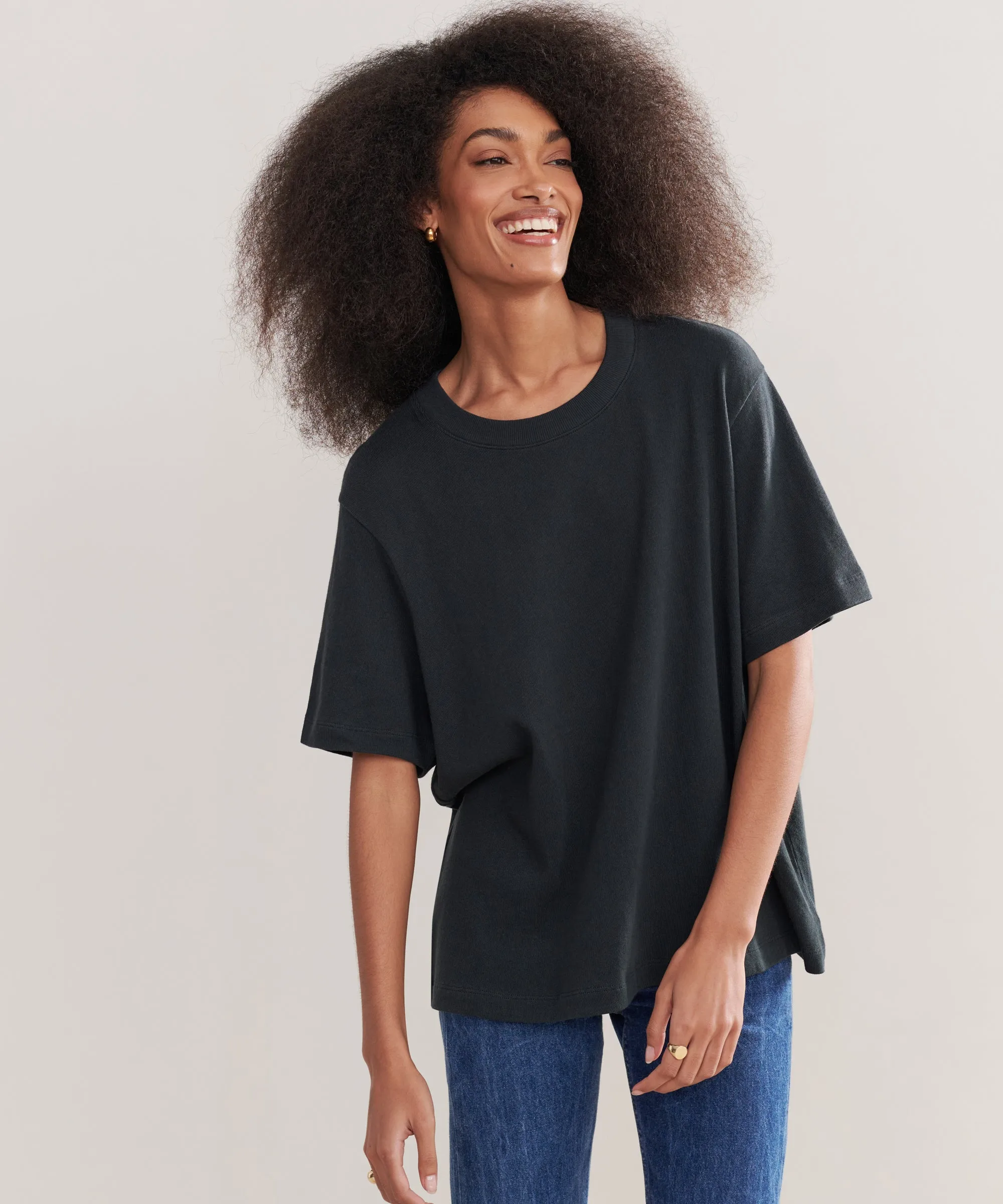 Relaxed Tee Odor Neutralizing Technology Reinforced Hems