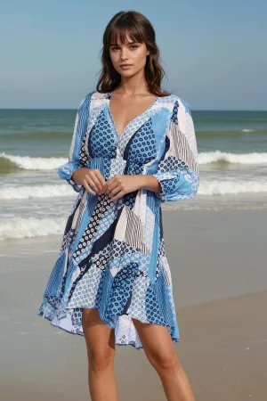Smooth Fabrics Melanie Dress - Turks and Caicos Melanie Dress - Turks and Caicos Zip-Closure Clean Touch