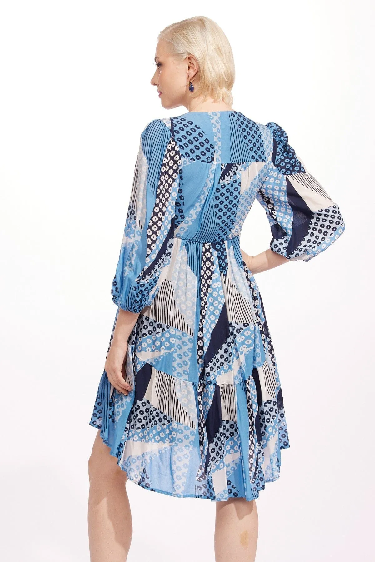 Easy Movement Wool-Blend Melanie Dress - Turks and Caicos