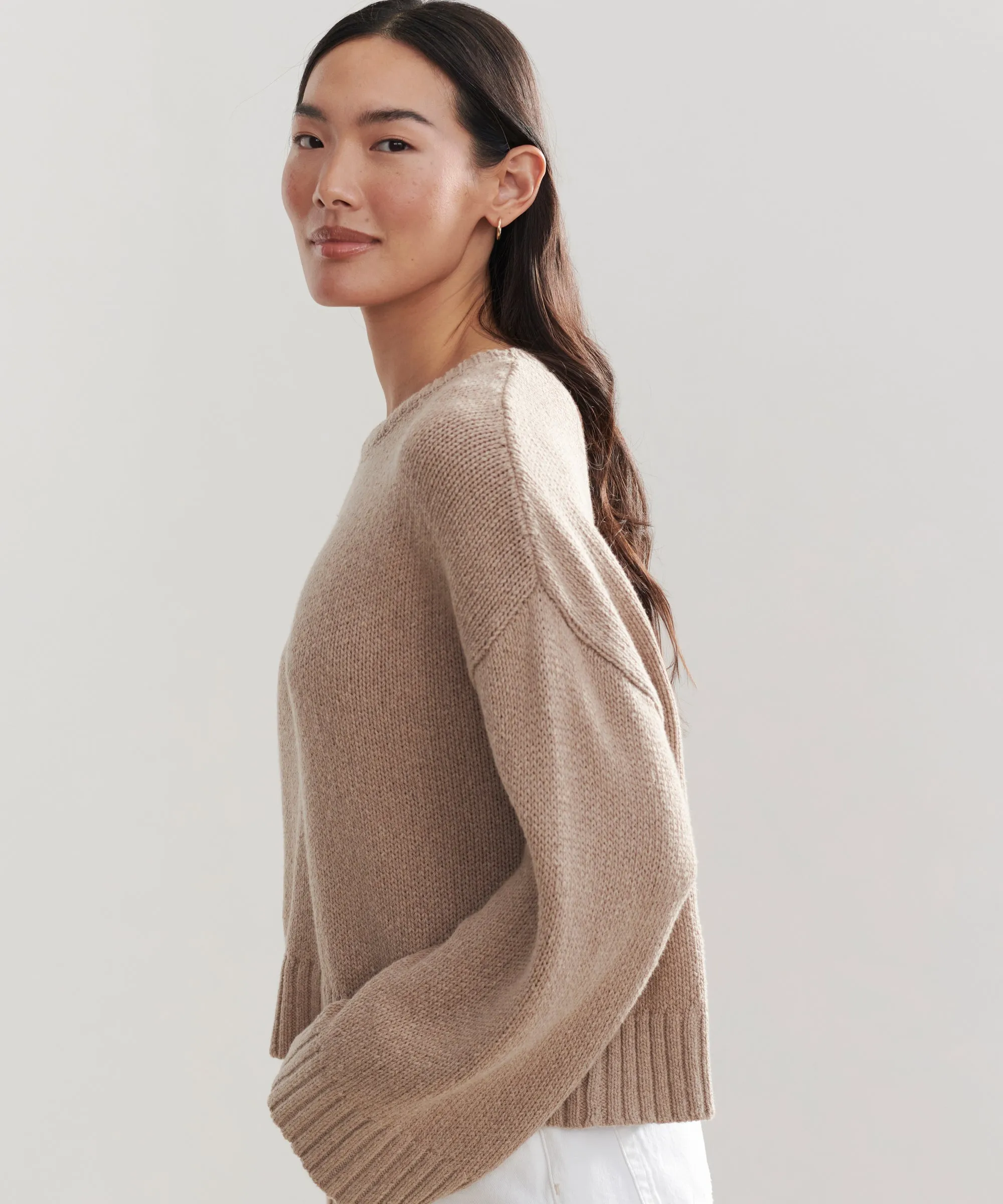 Organic Cotton Blend Cameron Crewneck