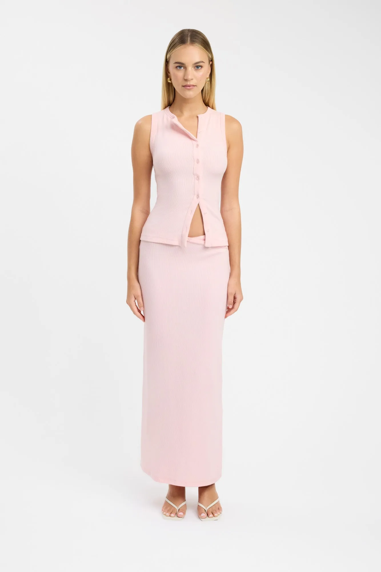 Carter Maxi Skirt Luxury Trim tech fabric