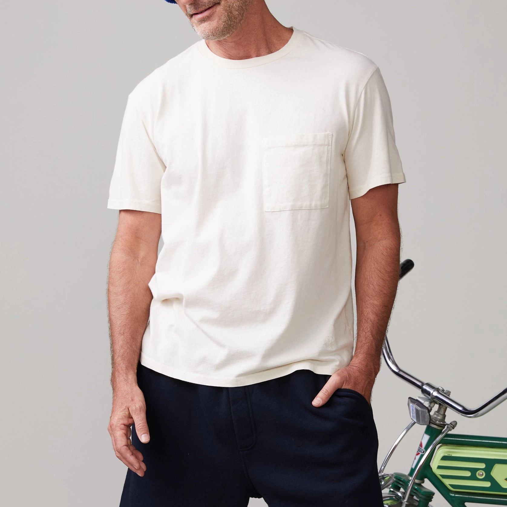 Minimalist Cuff Relaxed Pocket Crew