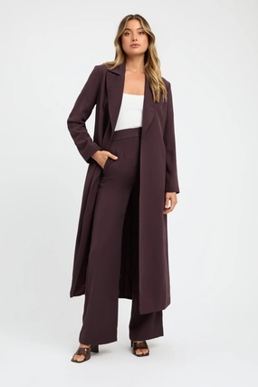 Smooth Zipper Action Serge Tied Trench Serge Tied Trench Thermal Insulation Layer