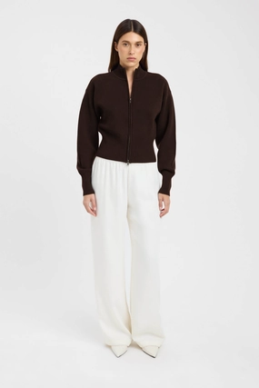 SmoothKnitTexture Dalton Zip Cardigan Dalton Zip Cardigan Neutral Fit Classic Shape