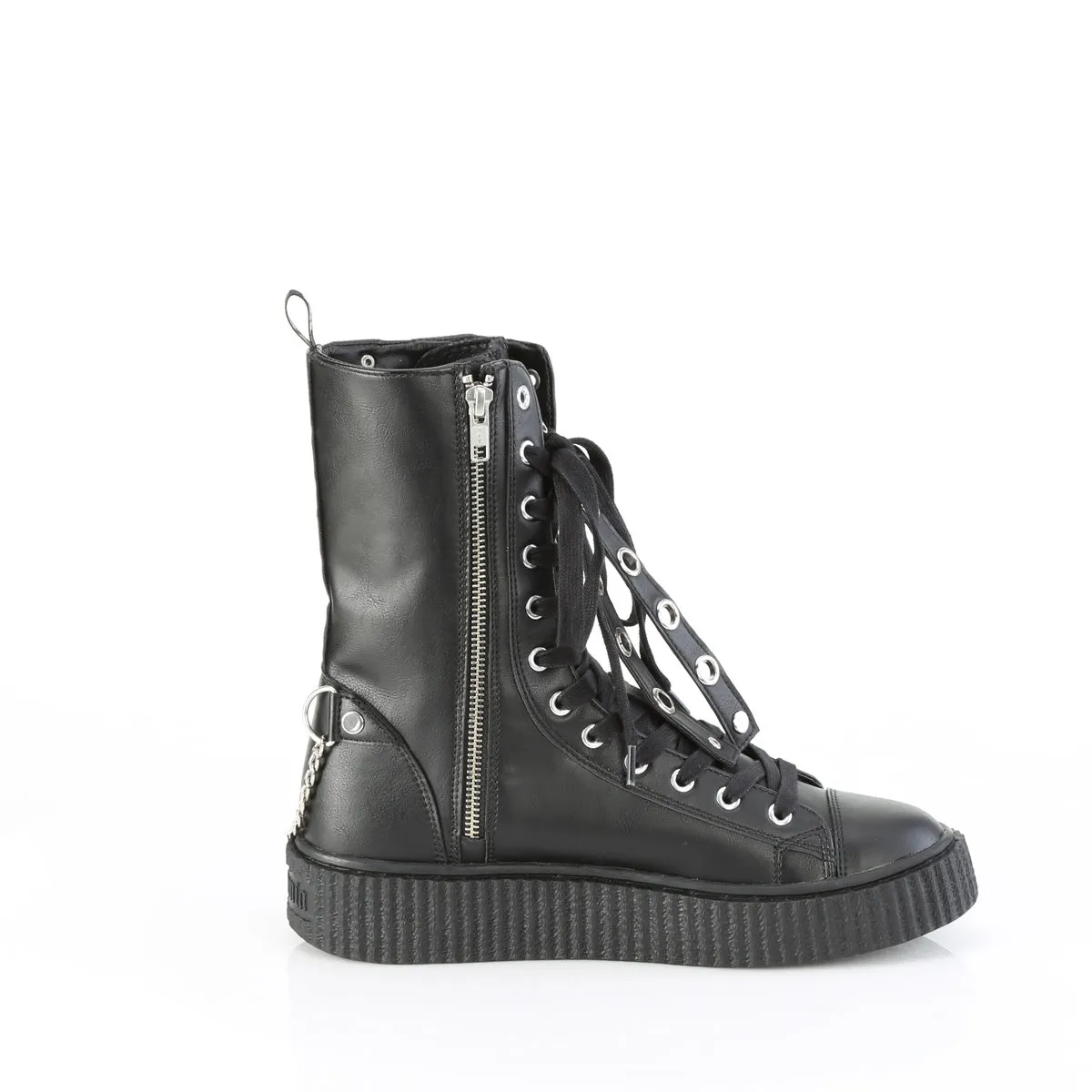 Sneeker 325 High Top Ankle Creeper Unisex Sneaker - Demonia Direct