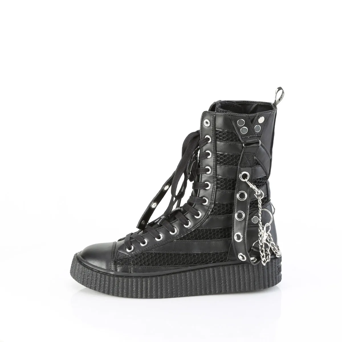 Sneeker 325 High Top Ankle Creeper Unisex Sneaker - Demonia Direct