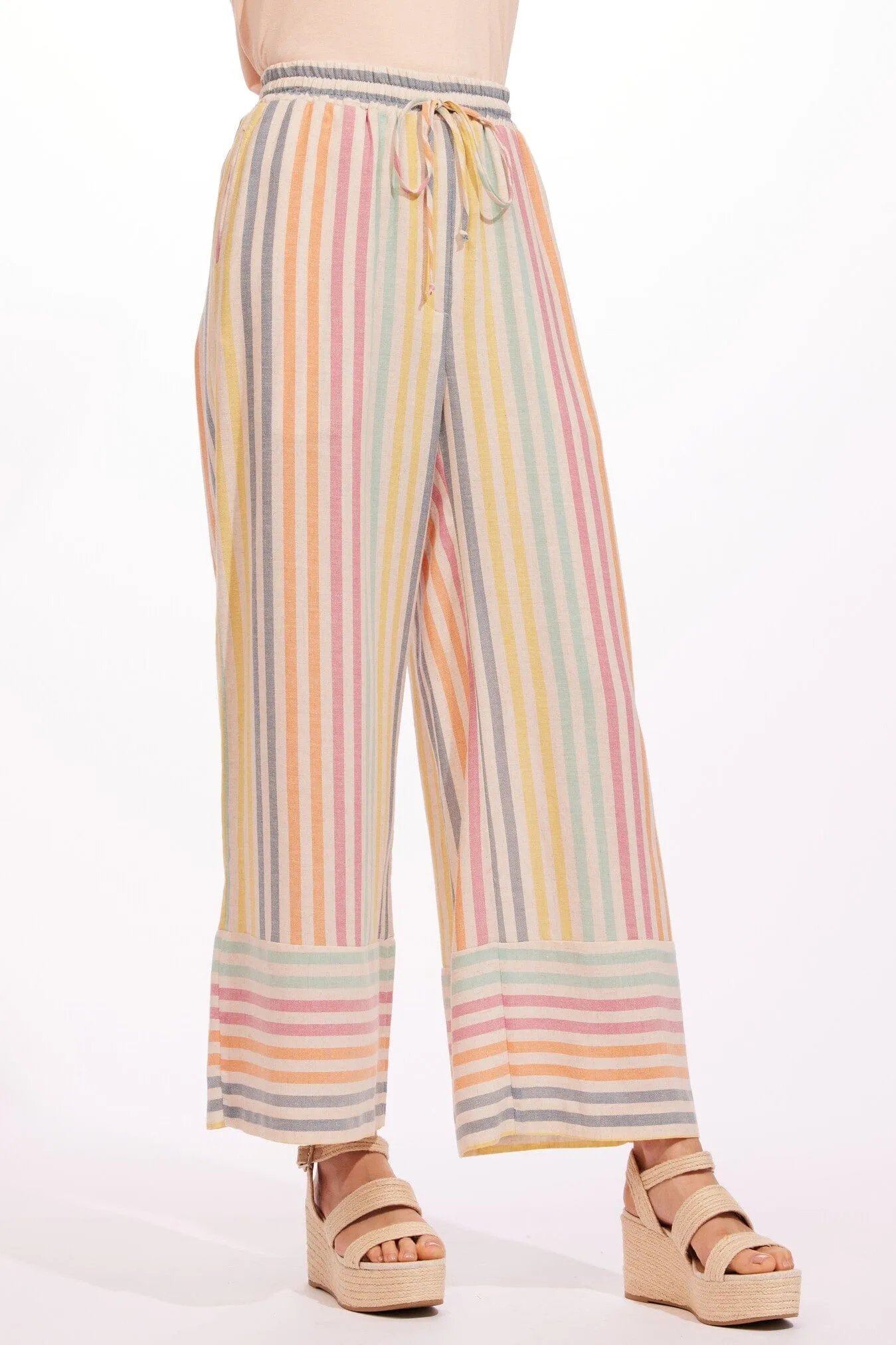 Smart Look Leopold Pant - Malta Stripe