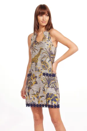 Soft and Smooth Nina Dress - Serengeti Sleek Design Nina Dress - Serengeti