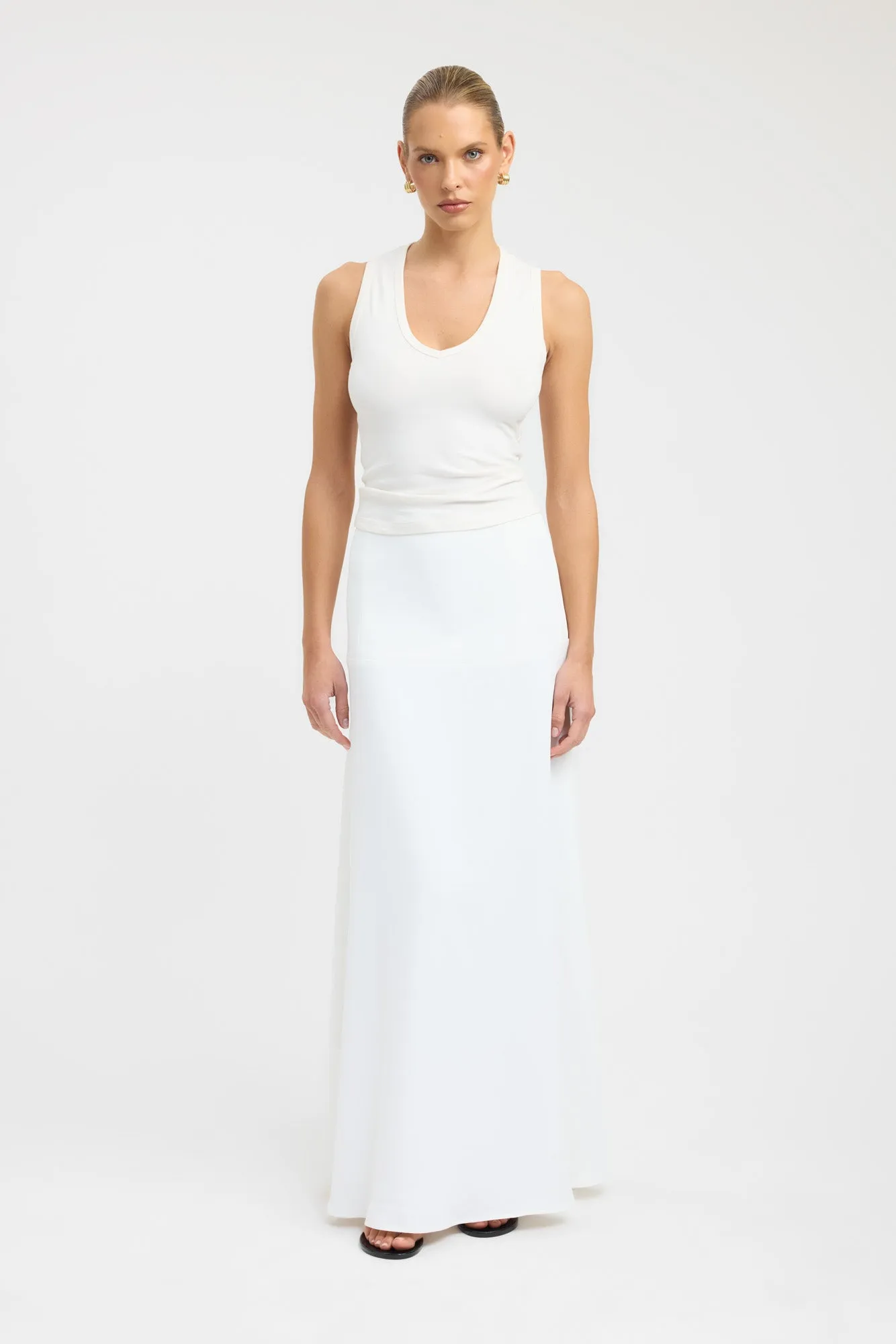 Beach Day Oyster Full Maxi Skirt