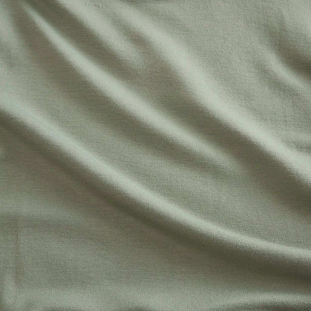Soft Jade French Terry Zippered Hooded Romper