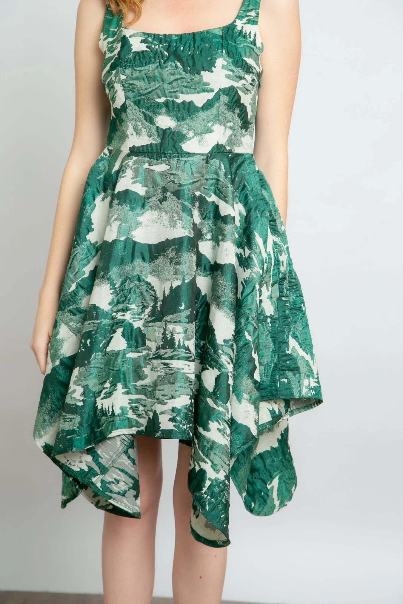 Satin Soft Amber Dress - Torrey Pine