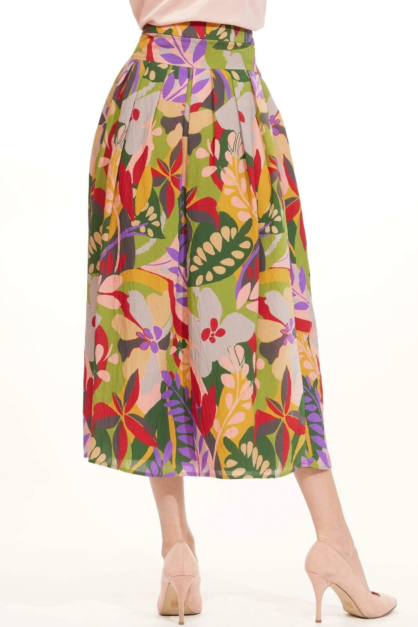 Lina Skirt - Jungle Safari Friction Free Delicate Texture