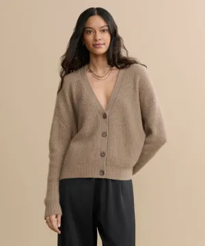 Soft Touch Texture Cropped Cashmere Cocoon Cardigan Cropped Cashmere Cocoon Cardigan Thermal regulation AntiStatic Material