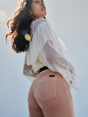 Soft fabric feel Corduroy Marine Pant Dusty Rose Carbon Infused Fabric Dynamic Motion Corduroy Marine Pant Dusty Rose