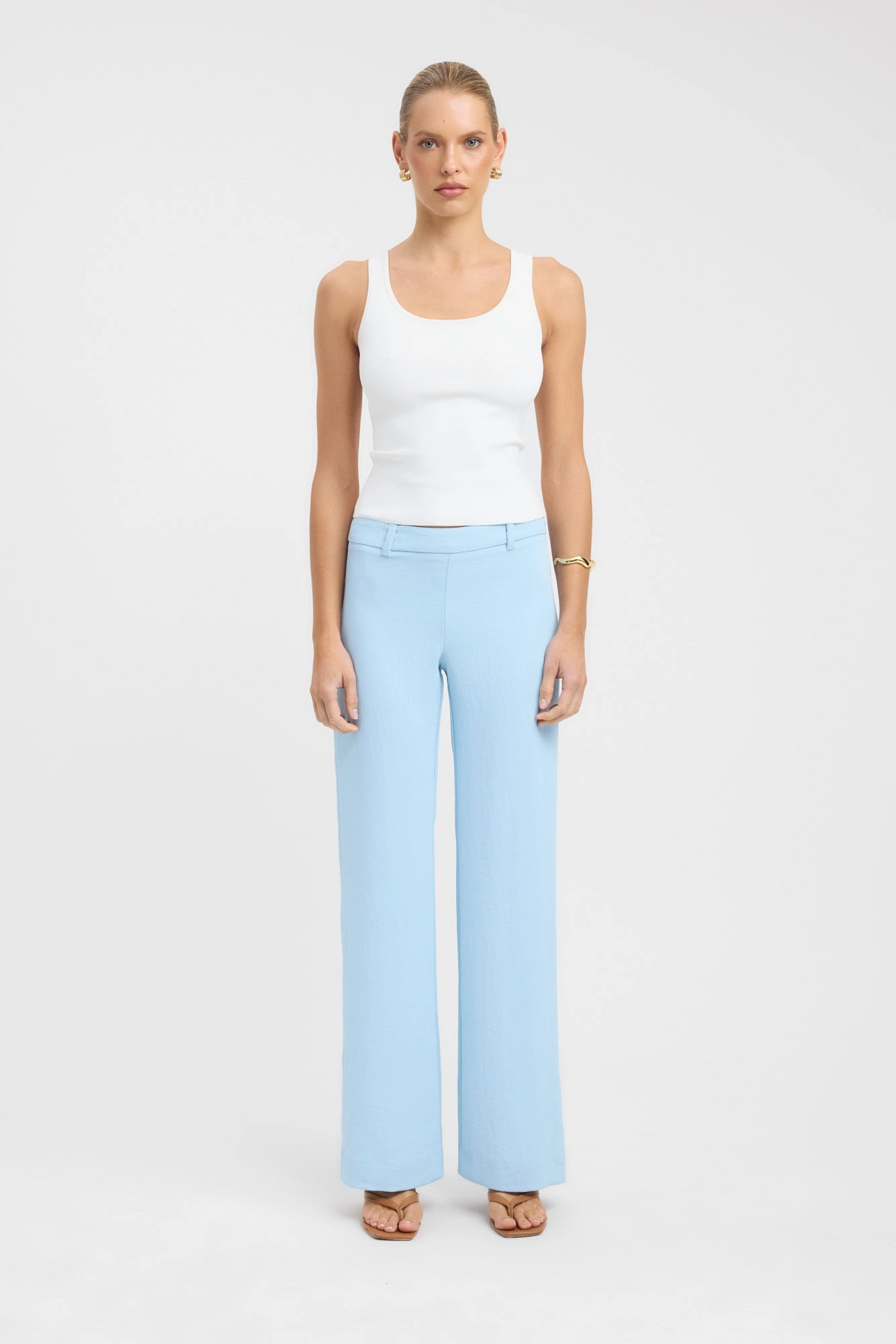 Oyster Core Low Rise Pant Lounge-friendly Casual Chic Look