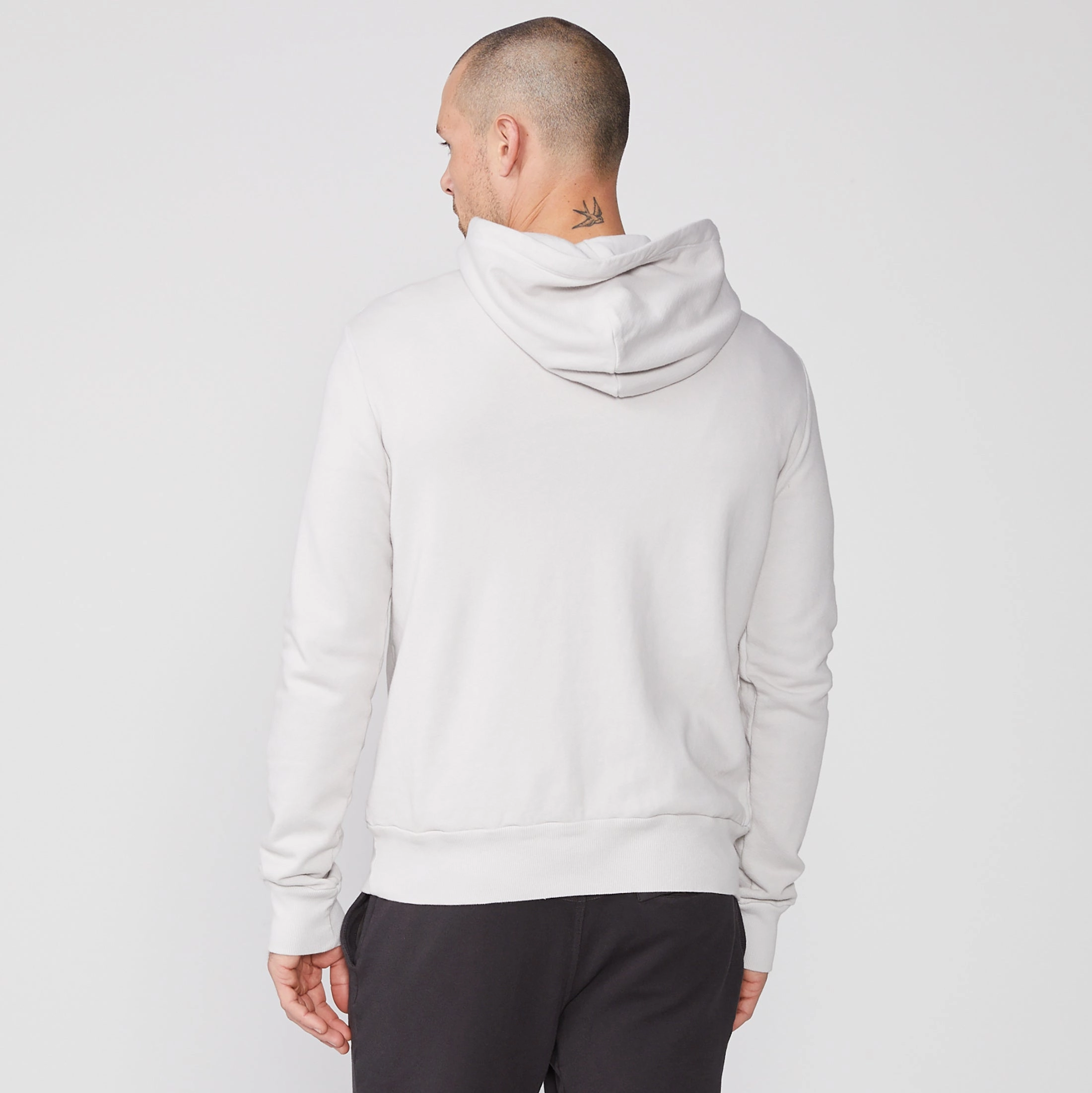 High Neckline Pullover Hoody