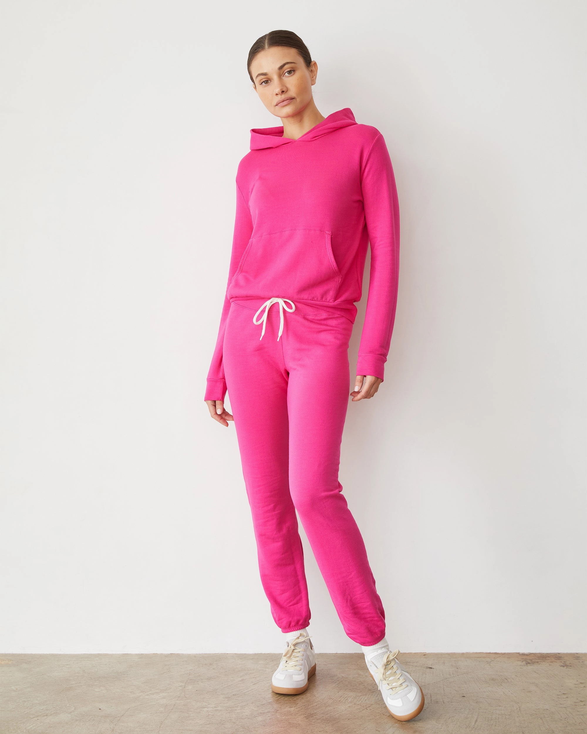 Formal Blouse Layered Collar Softfleece Kangaroo Pullover