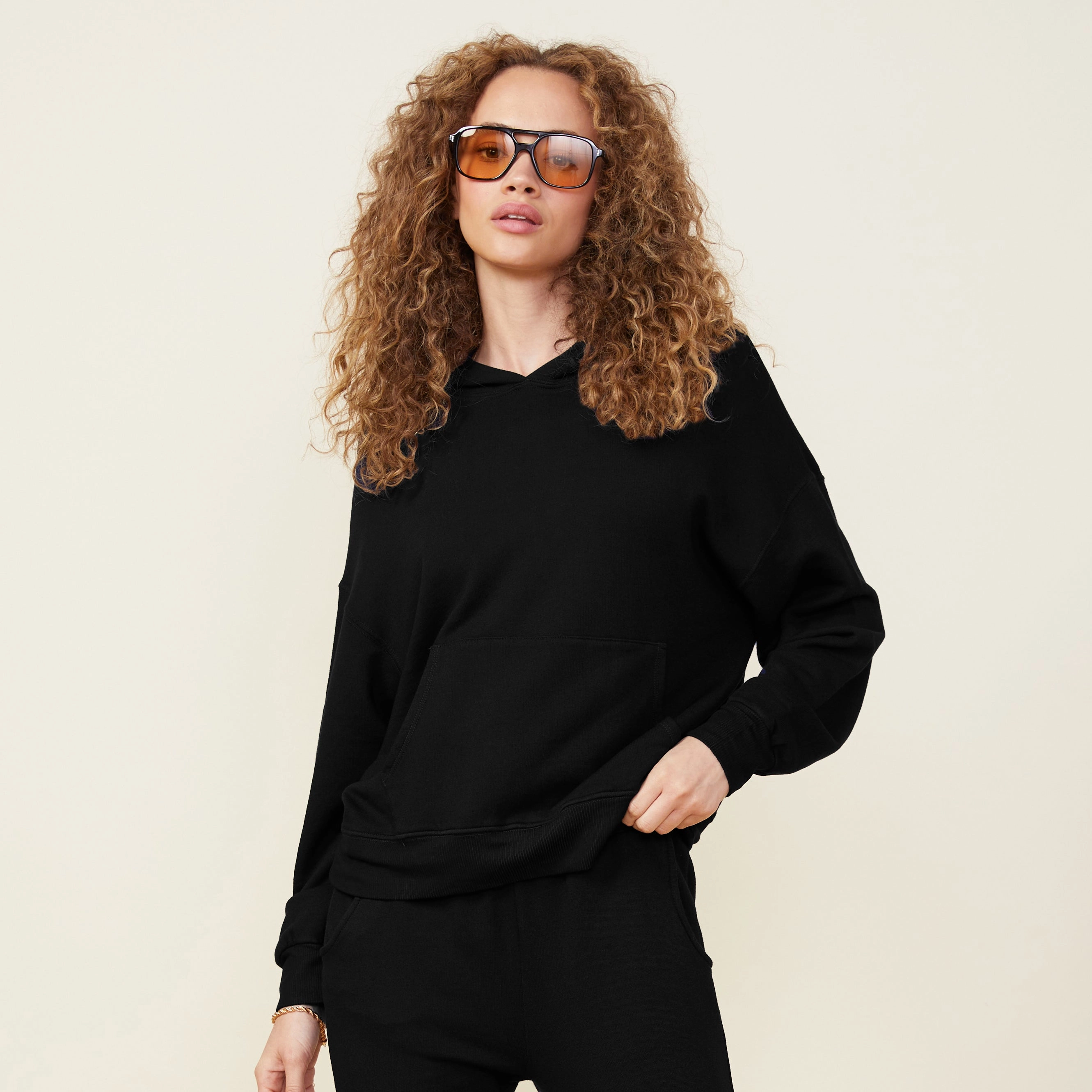 Softfleece Slouchy Pullover Moisture Control Technology Durable Reinforced Hem
