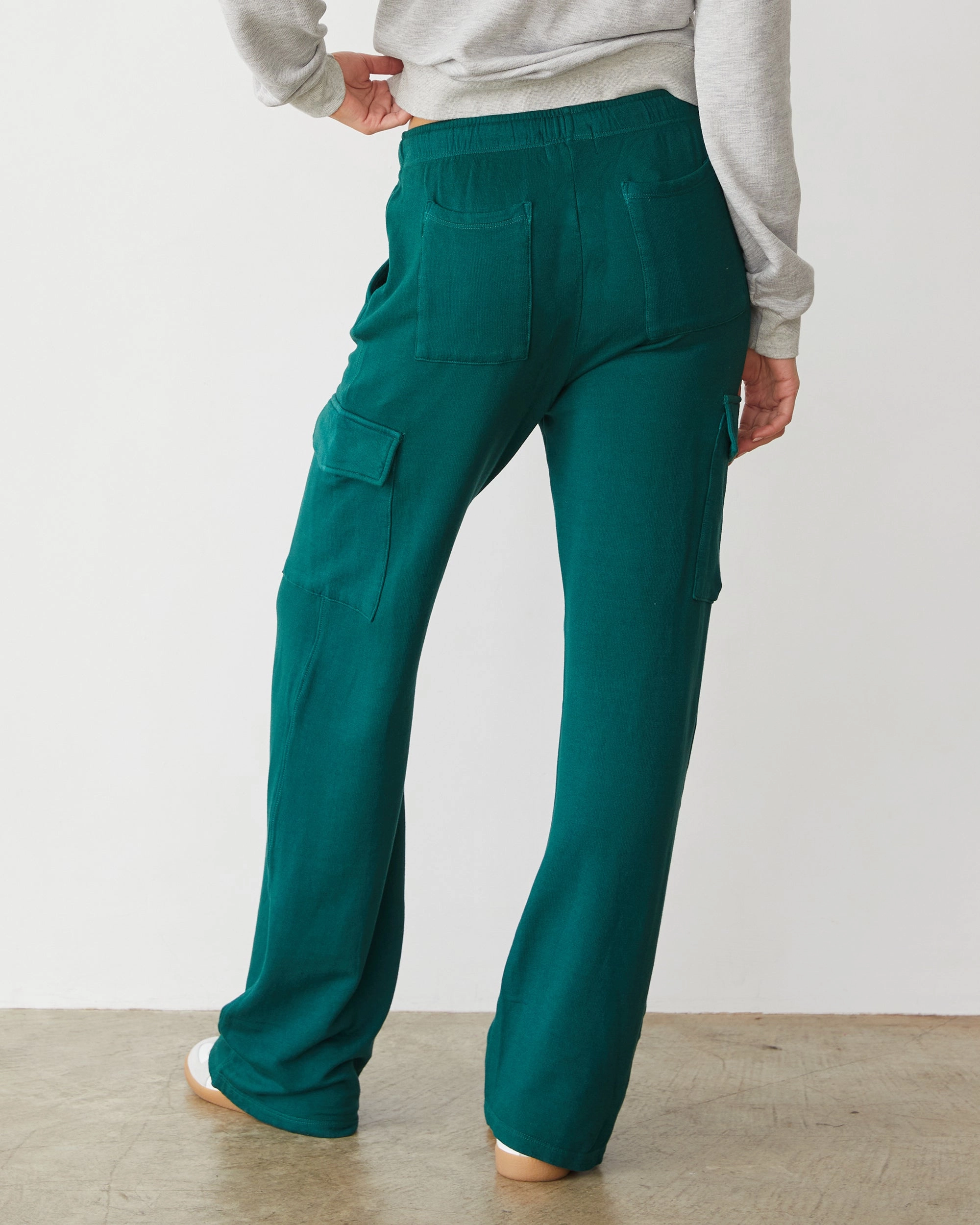 Softfleece Straight Leg Cargo Sweat Flared bottom