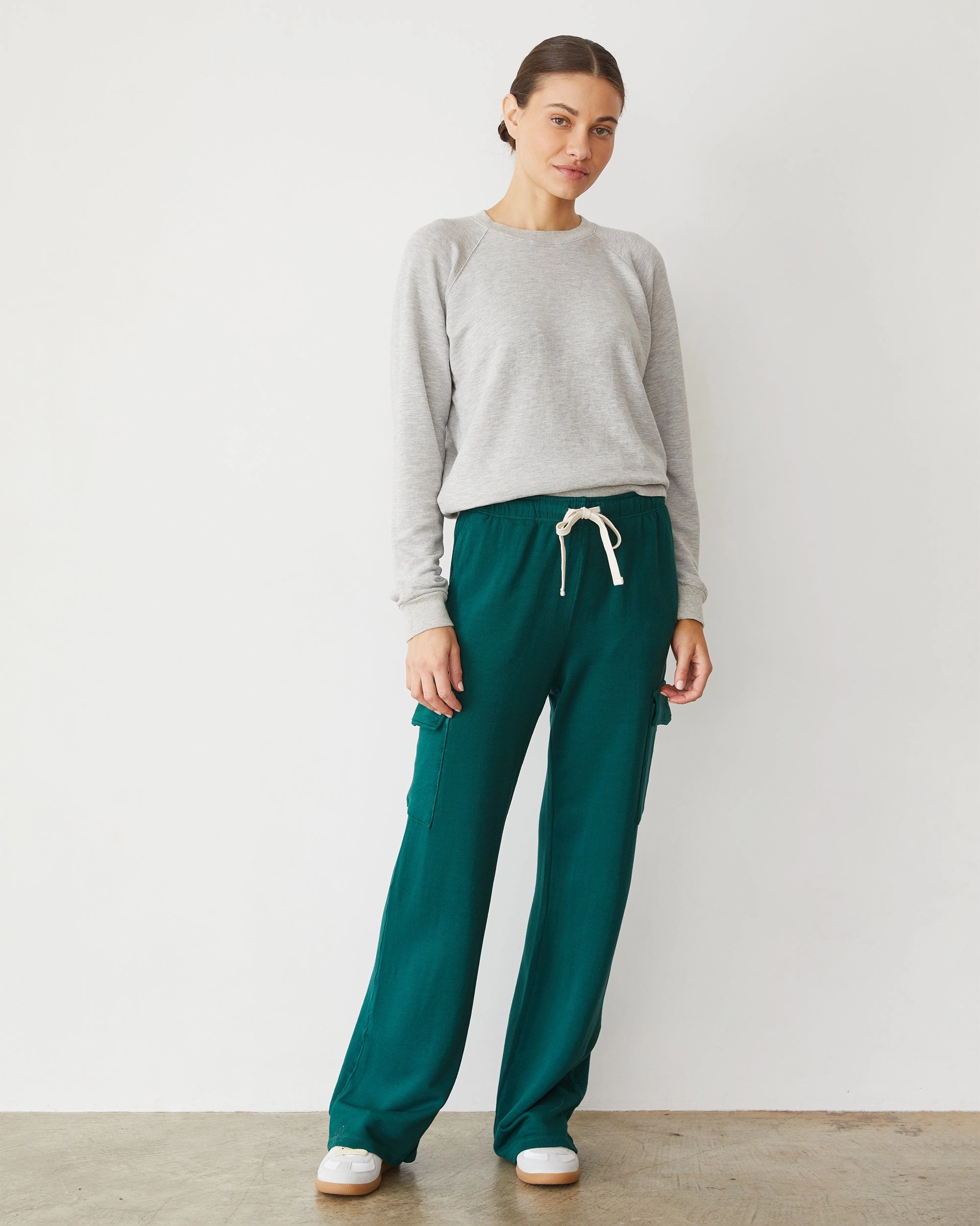 Softfleece Straight Leg Cargo Sweat Breathable mesh lining