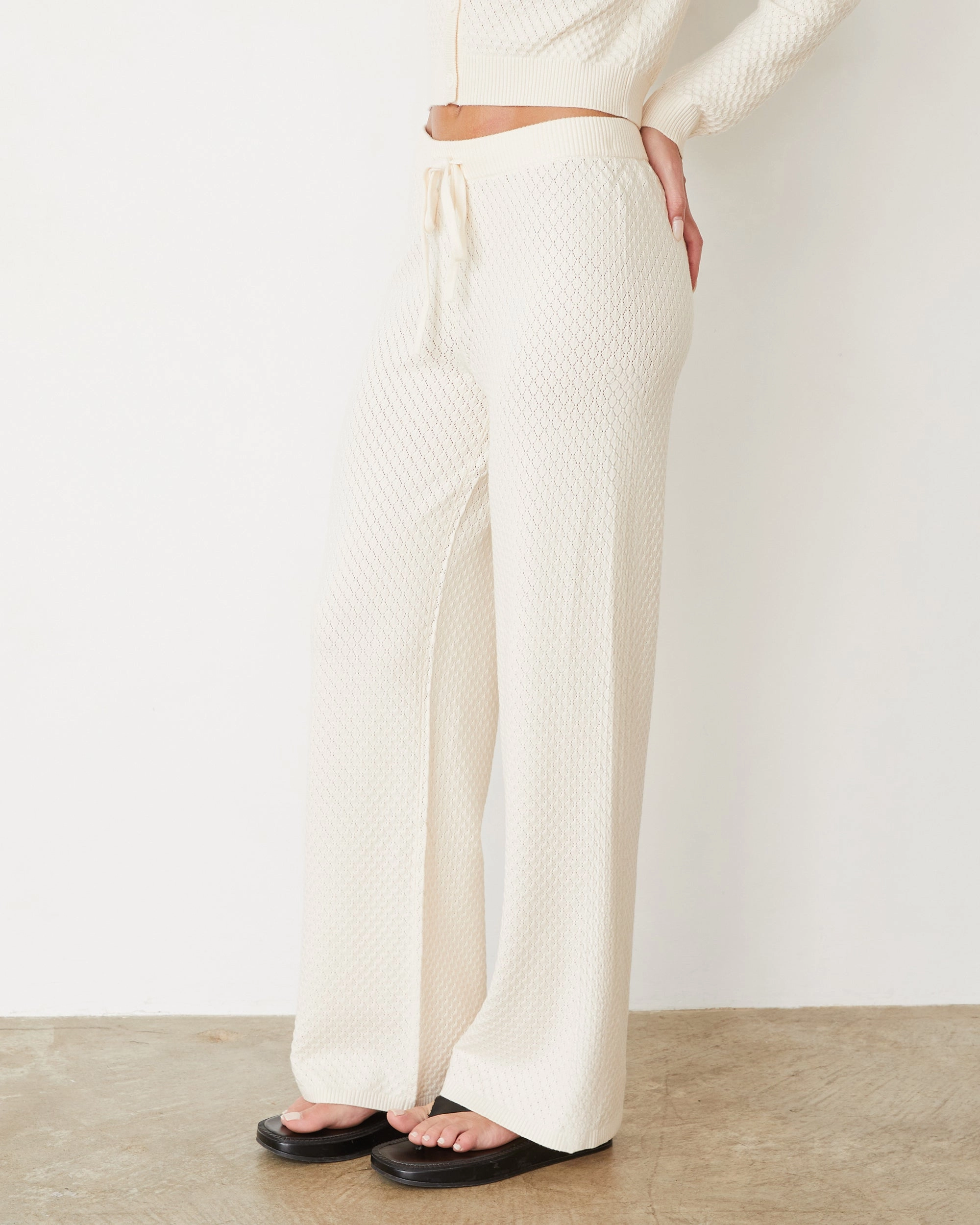 WindResistantMaterial Softknit French Waffle Lounge Pant
