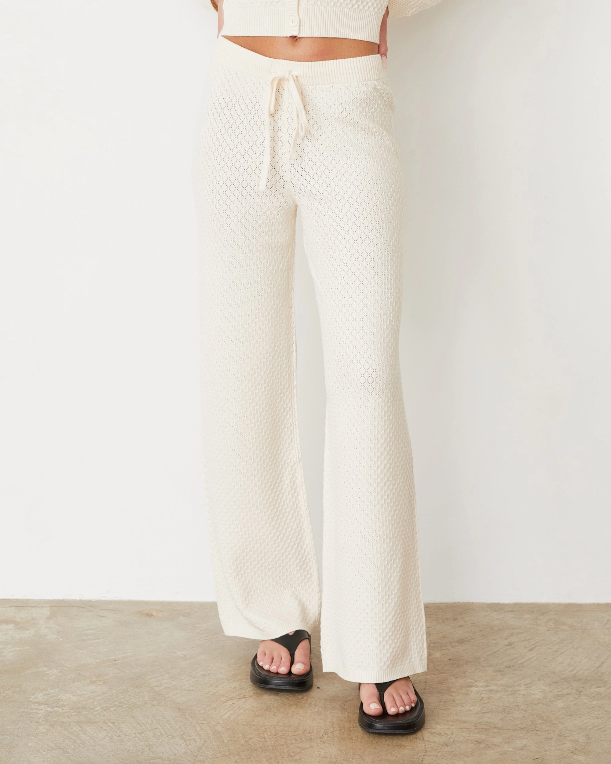 Trail Comfort Comfortable Design Softknit French Waffle Lounge Pant