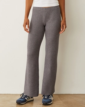 Softknit RIb Pant Snug Waist Compression Fit Practical Style Softknit RIb Pant