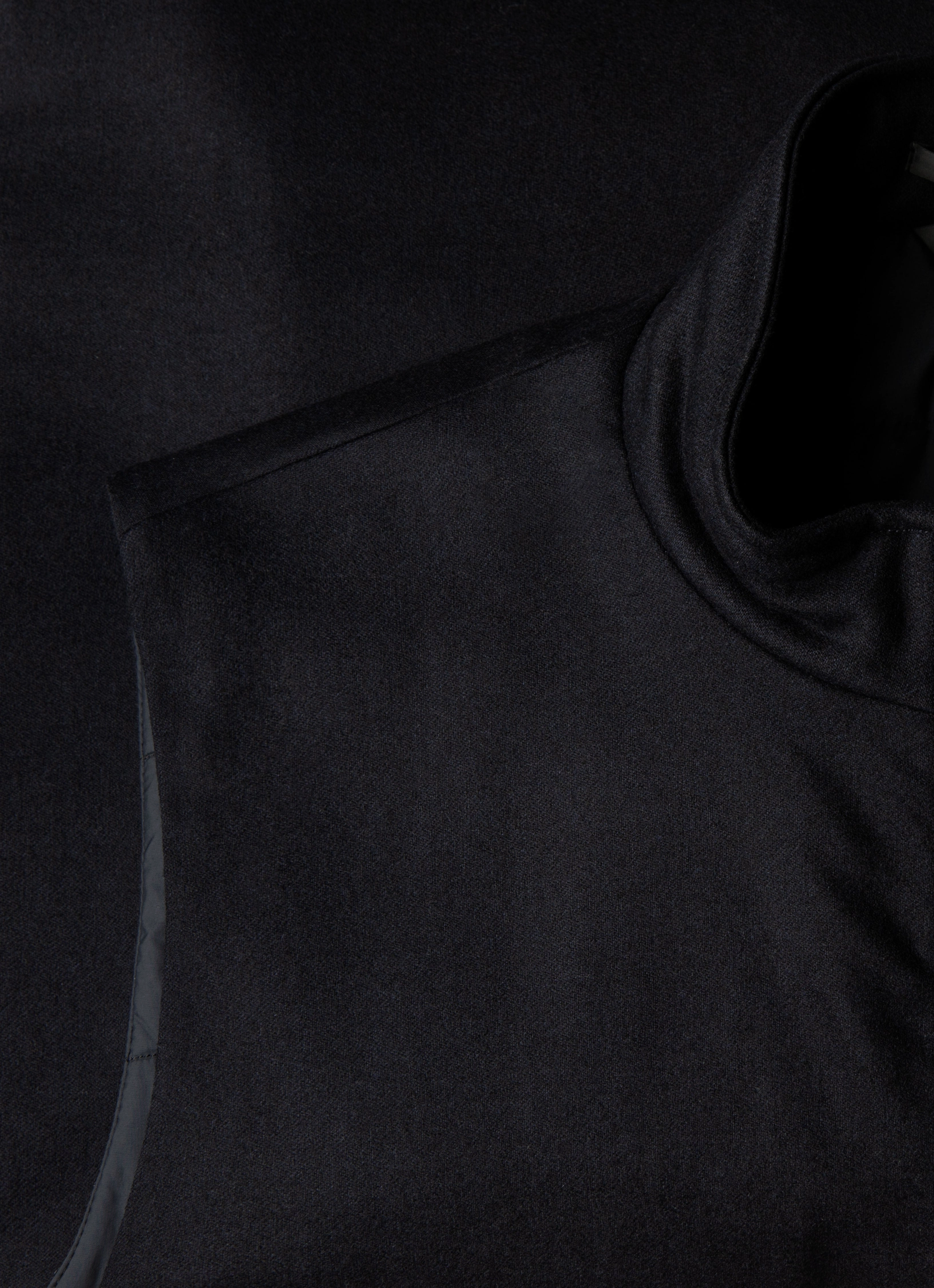 Men's Wool Cashmere Gilet in Navy Forest