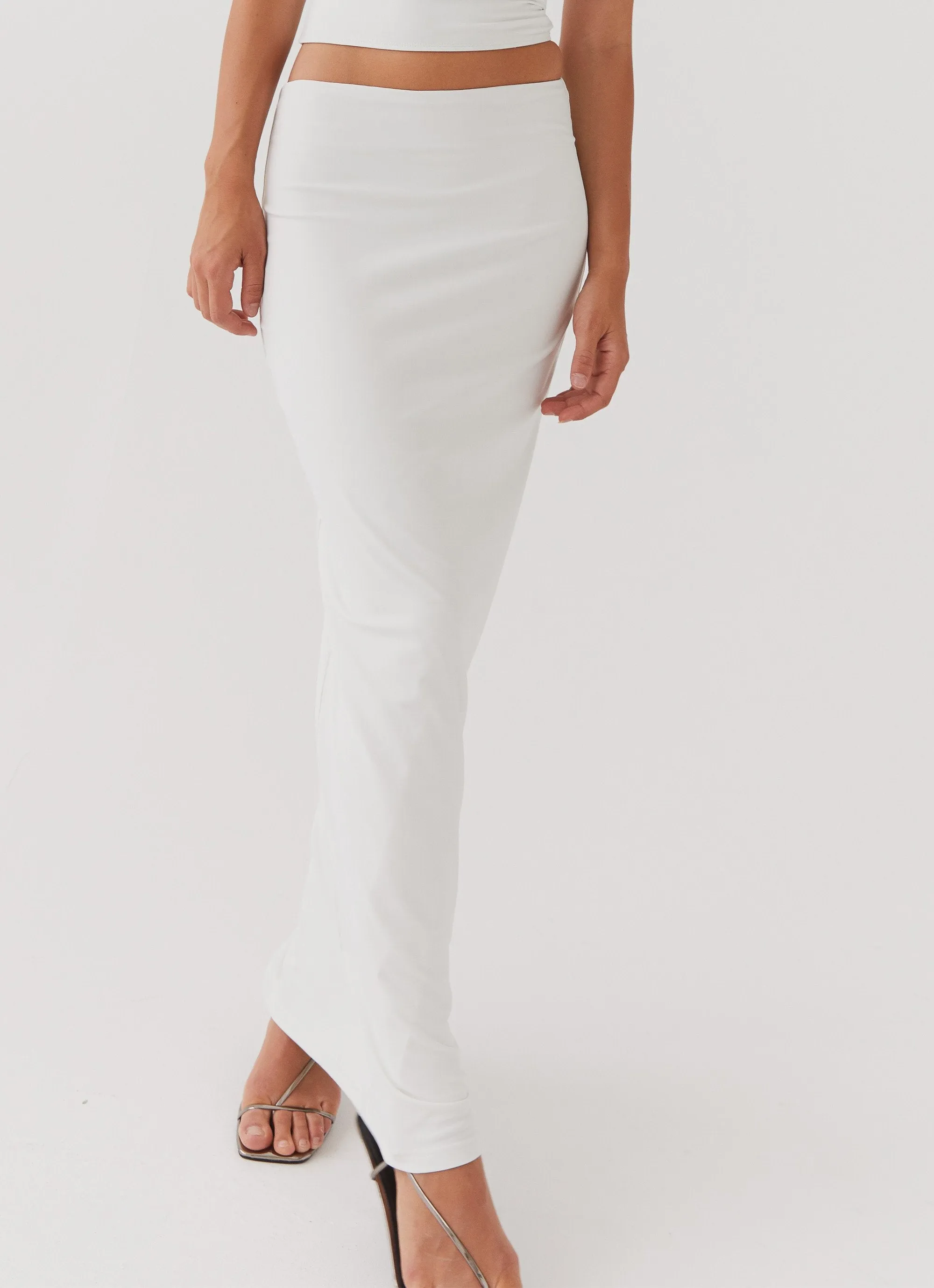 ReinforcedPockets Solace Soul Maxi Skirt - Ivory