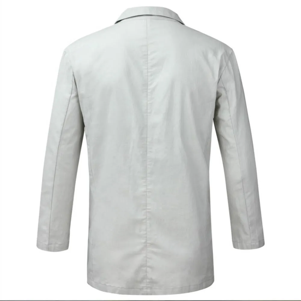 Solid Color Slim Blazer