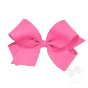 Solid Grosgrain Bow - Hamptons Hot Pink