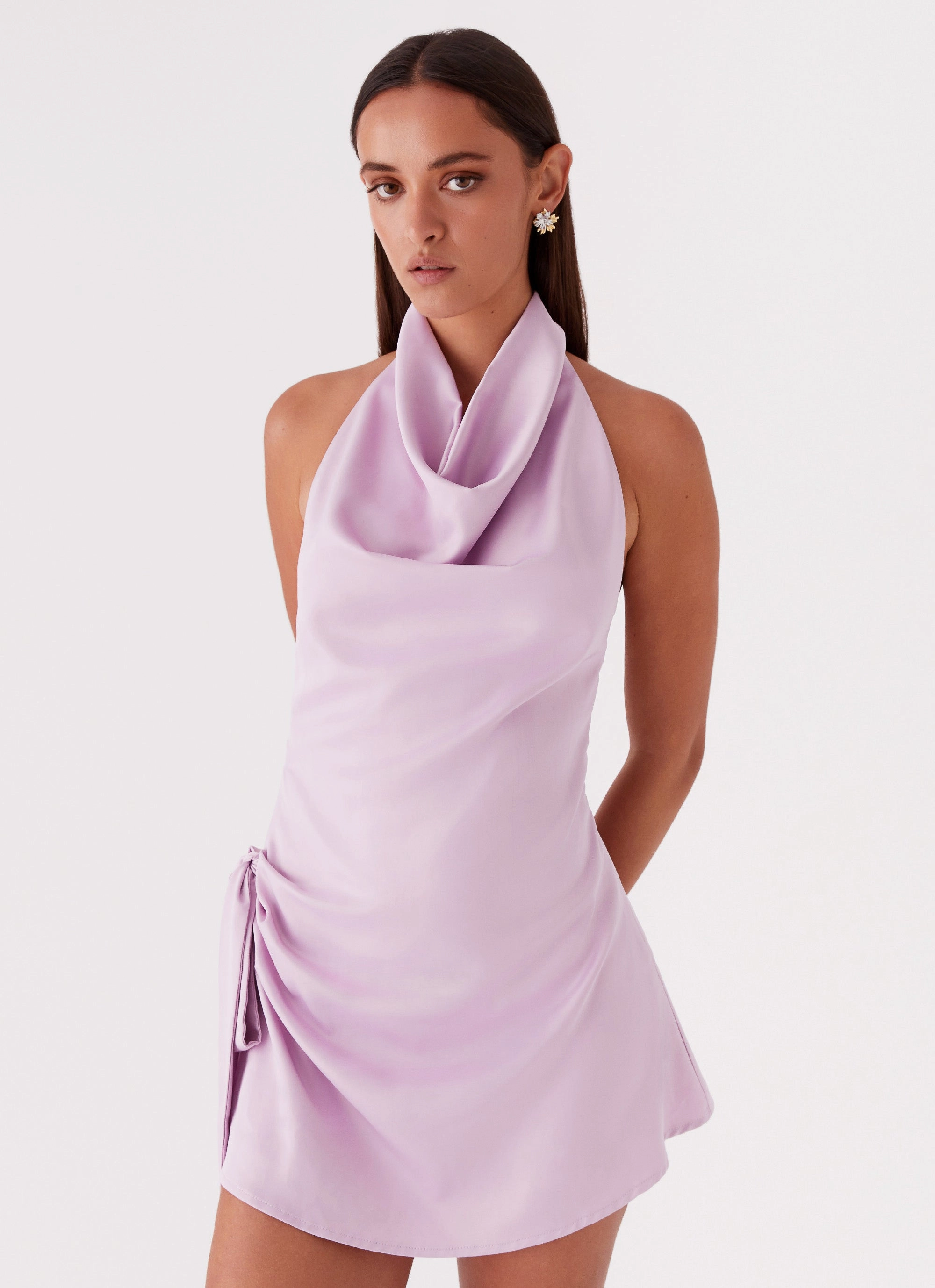 Fall Ready Something About You Mini Dress - Lilac