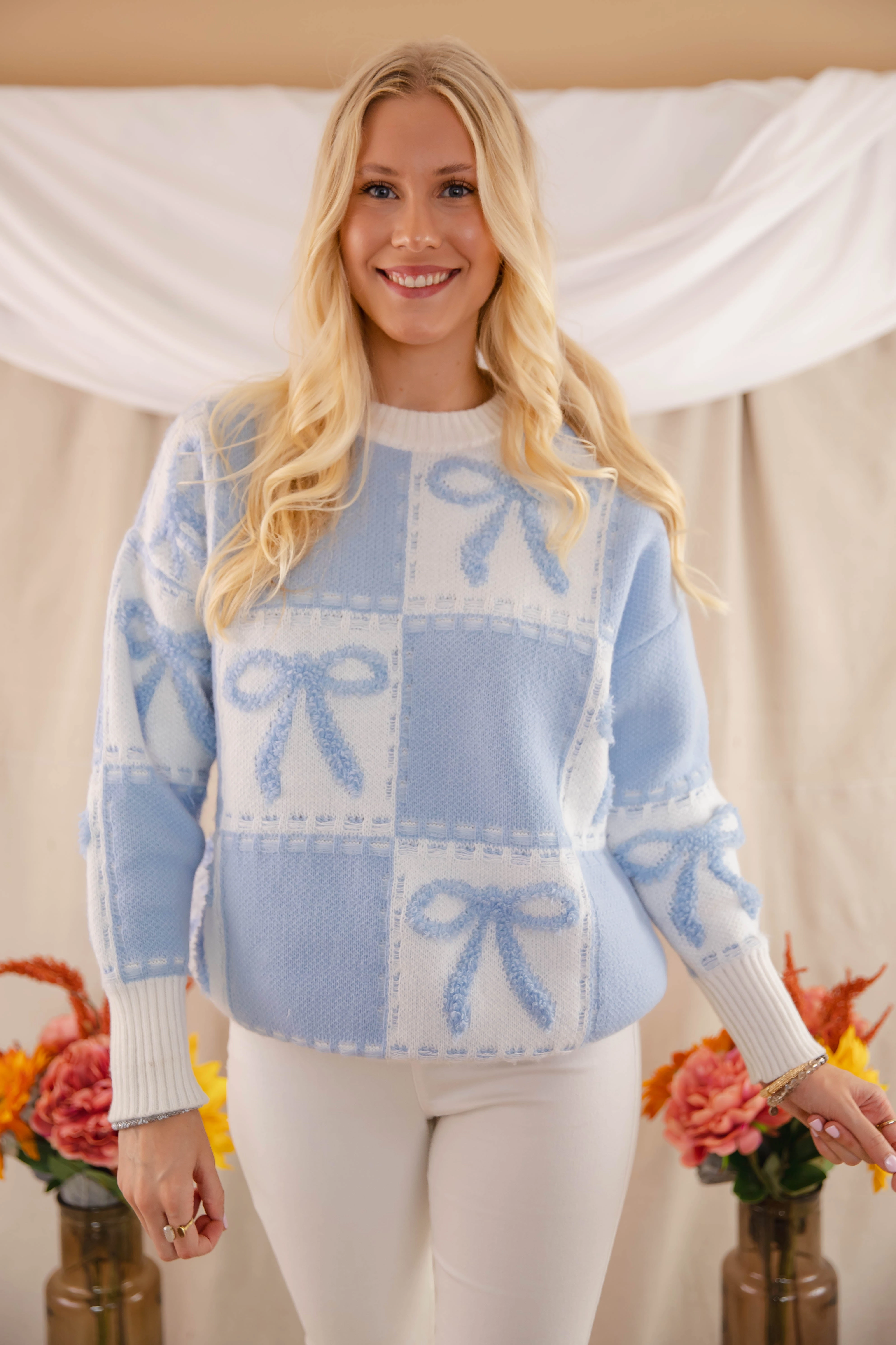 SustainableBlend Something Timeless Sweater-Blue