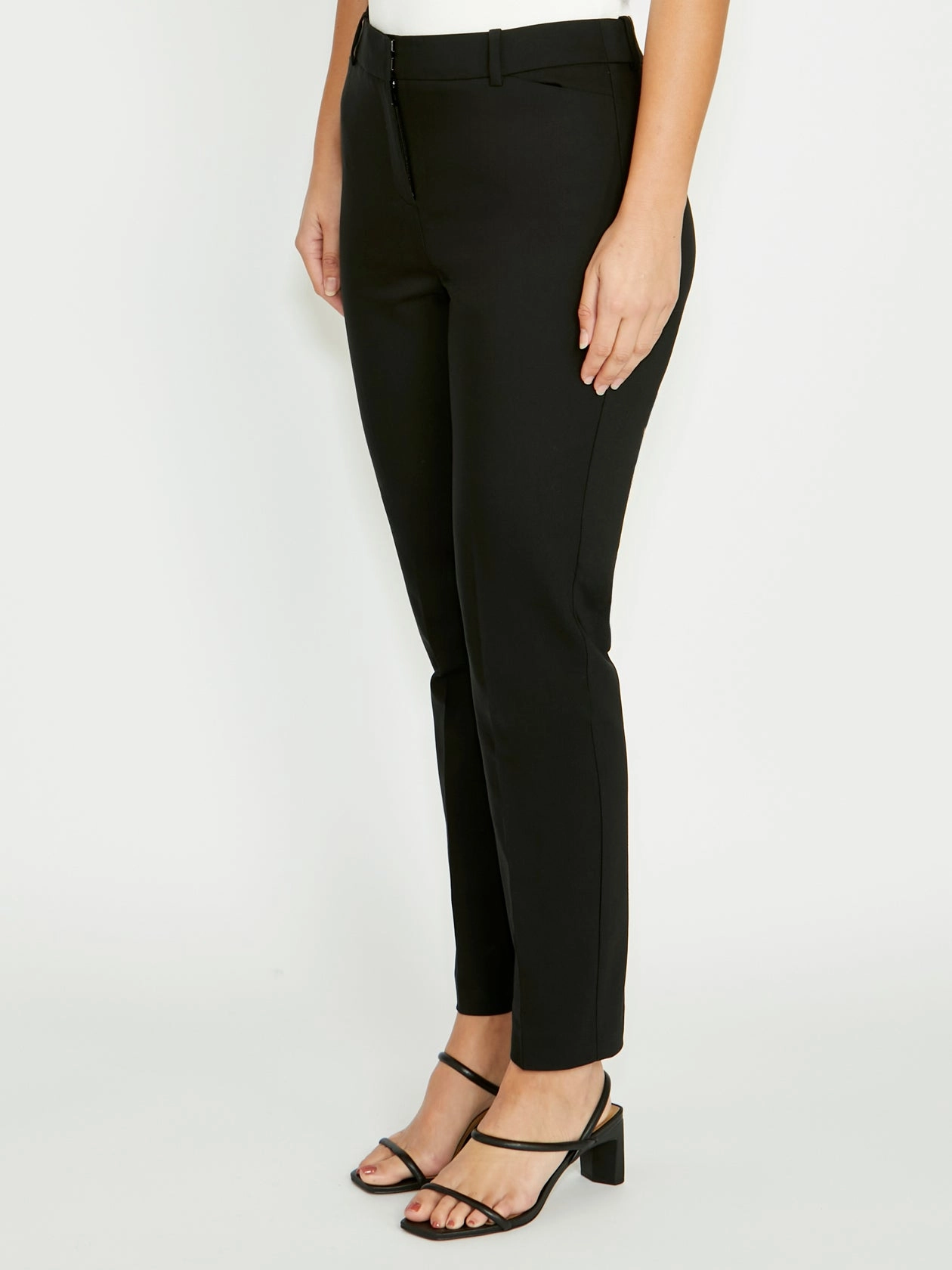 Soft Brush Lining Sophie Black Pant